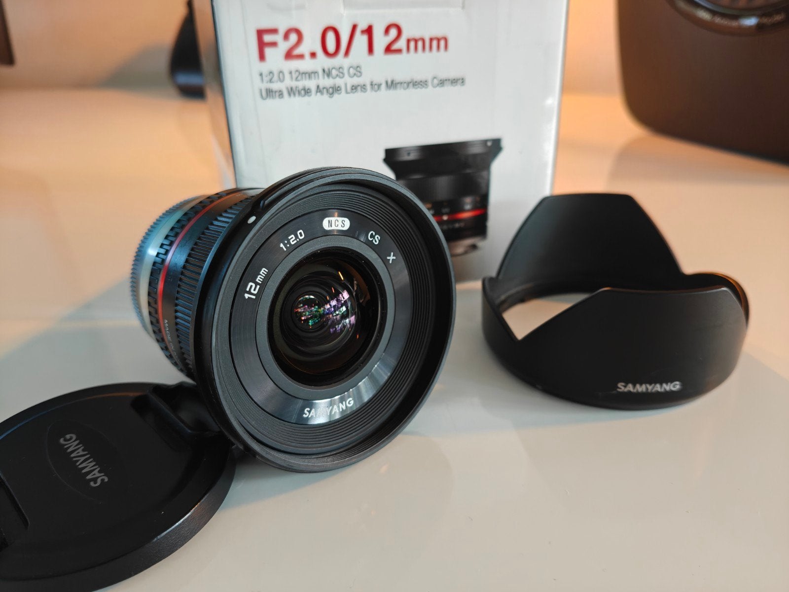 Samyang f2.0 12mm ncs cs voor fujifilm, Ophalen of Verzenden, Fujifilm