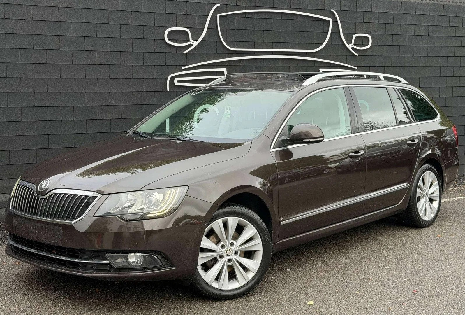 Skoda Superb SW 1.6 TDi DSG+MECATRONIC A CONTROLER+NAVI+TOIT, Autos, Cuir, Euro 5, Achat, 105 ch