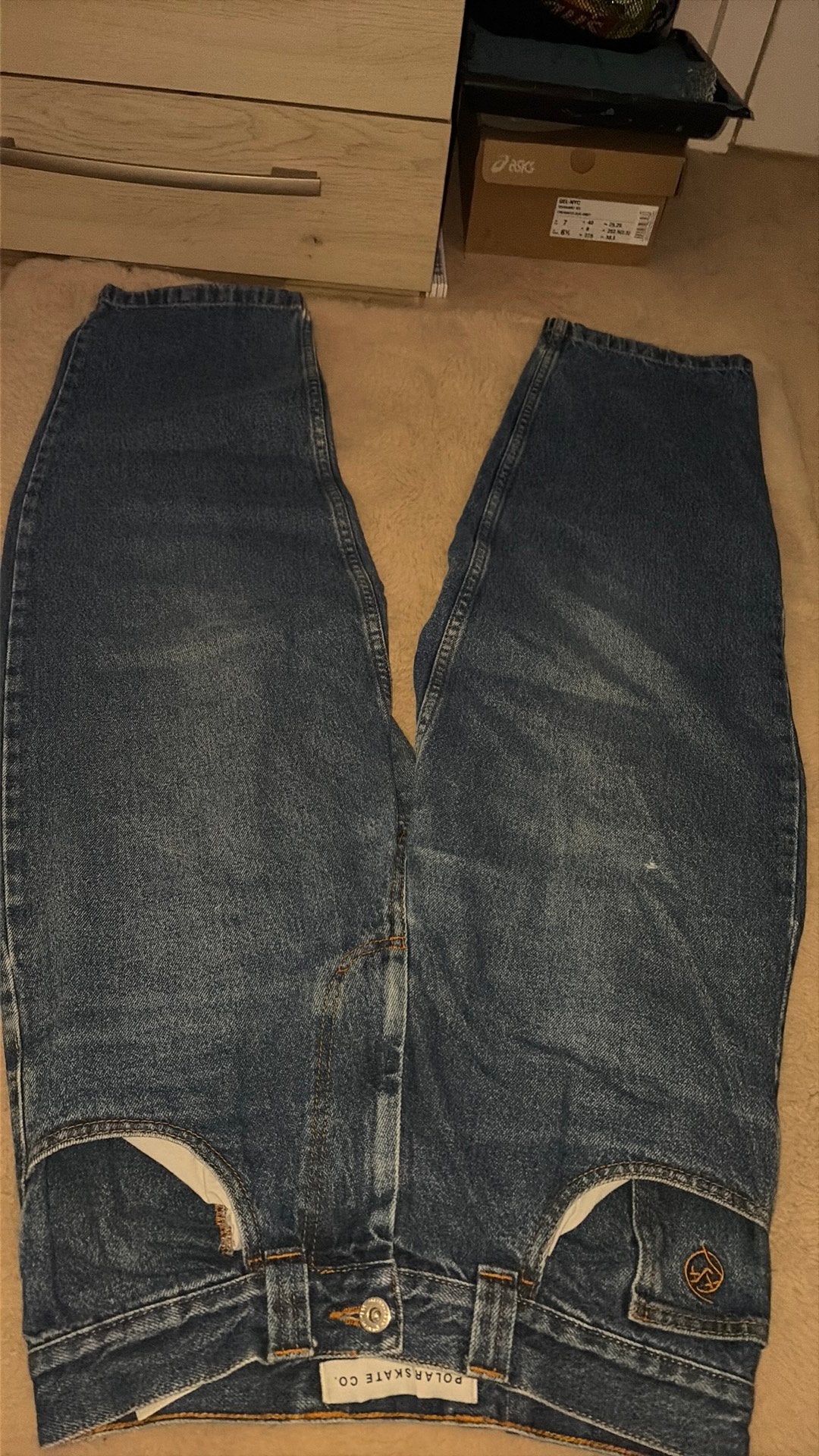 Big boy jeans  maat xxs, Ophalen, Zo goed als nieuw, Blauw, Overige jeansmaten