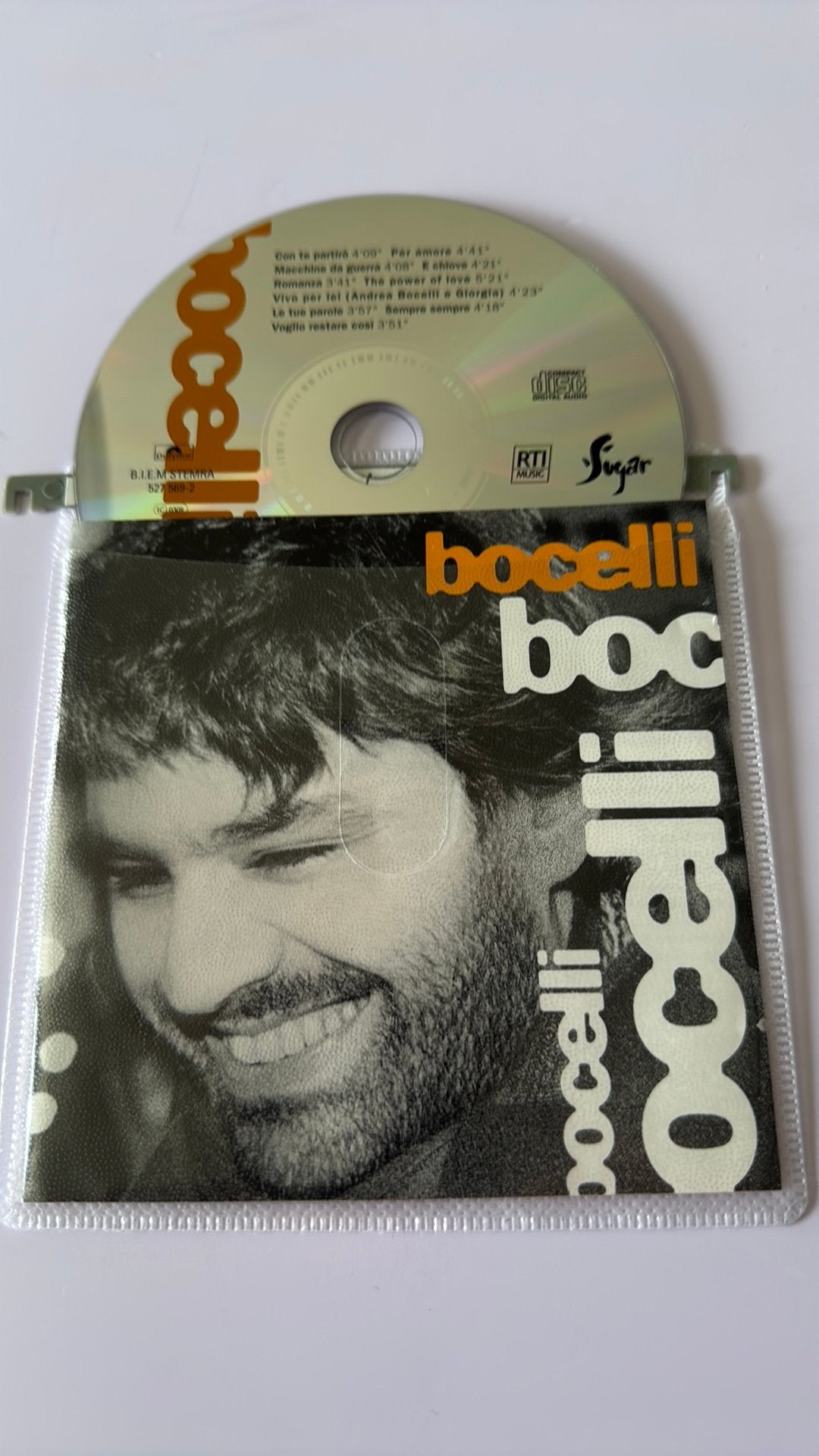 Andrea Bocelli – Bocelli, Cd's en Dvd's, Cd's | Overige Cd's, Ophalen of Verzenden, Zo goed als nieuw