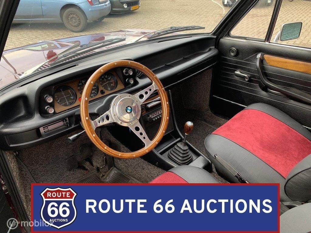 BMW 2002 tii Touring | 1974 | Route 66 Auctions, Zwart, Bedrijf, Handgeschakeld, Overige carrosserie