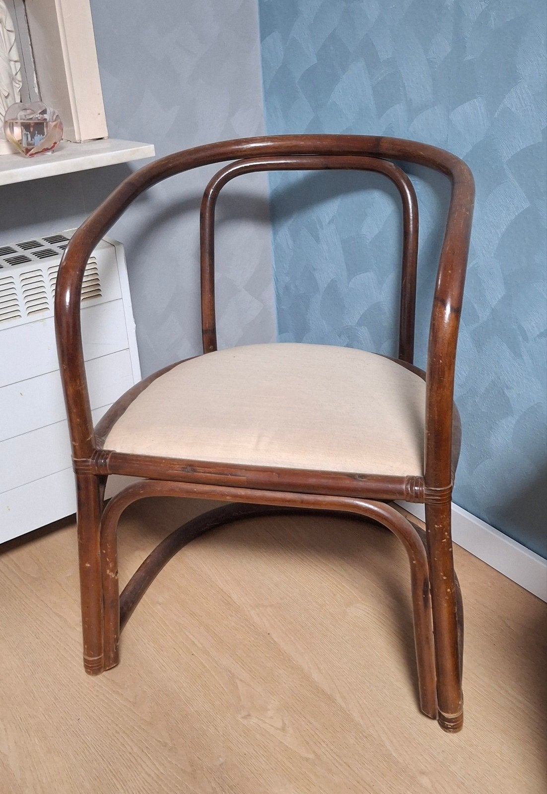 vintage bamboe stoel jaren 70, Ophalen