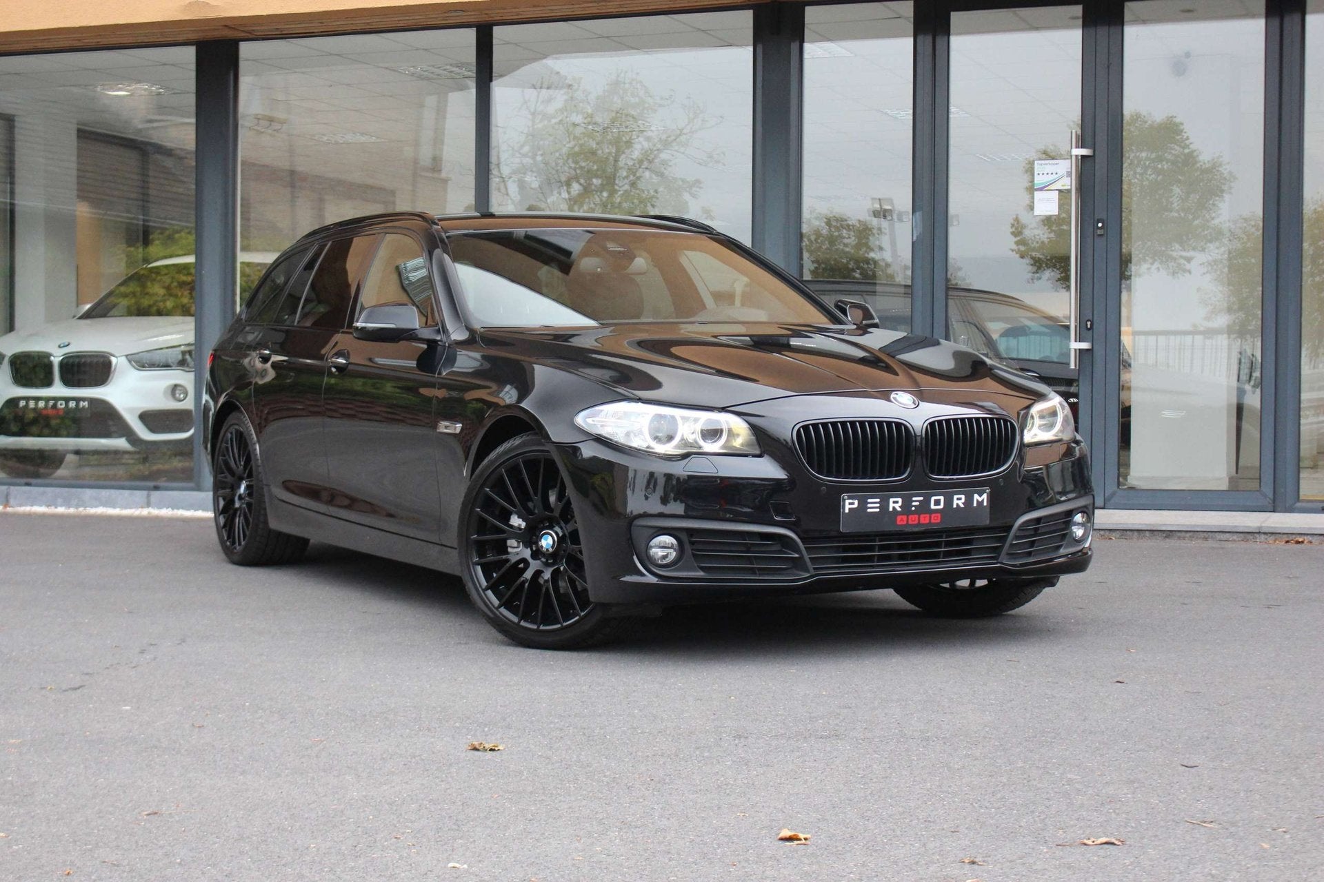BMW 518 d*SPORTLINE PRO*SHADOWNLINE*AUTOMAAT*, Auto's, Dealer onderhouden, 4 cilinders, Zwart, 5 deurs