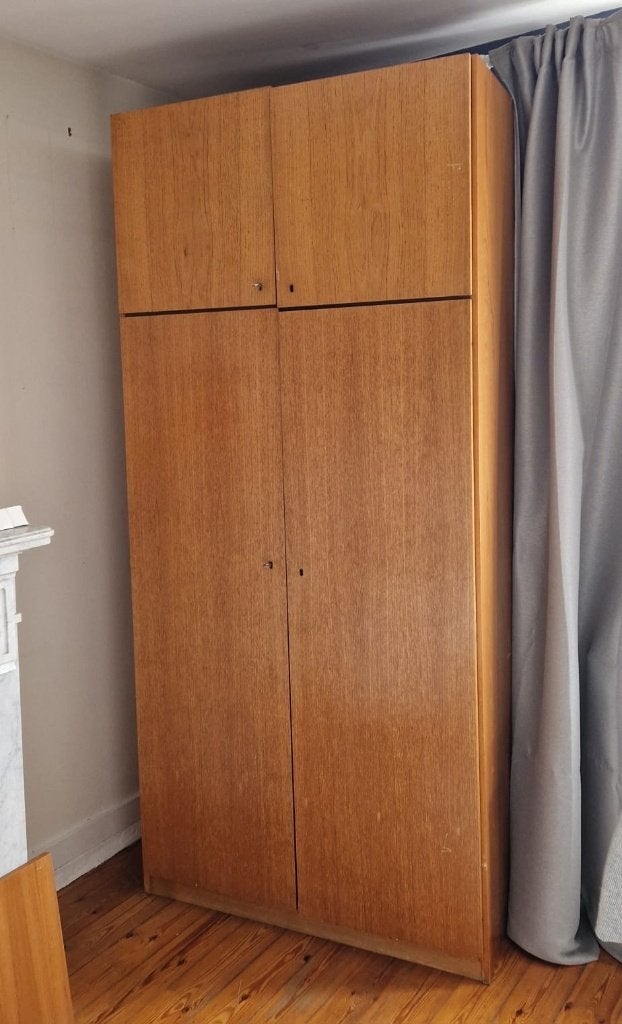 Armoire penderie Vintage, Maison & Meubles, Vintage, 150 à 200 cm, Enlèvement, Utilisé