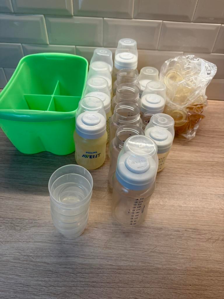 Avent flessen pakket, Ophalen