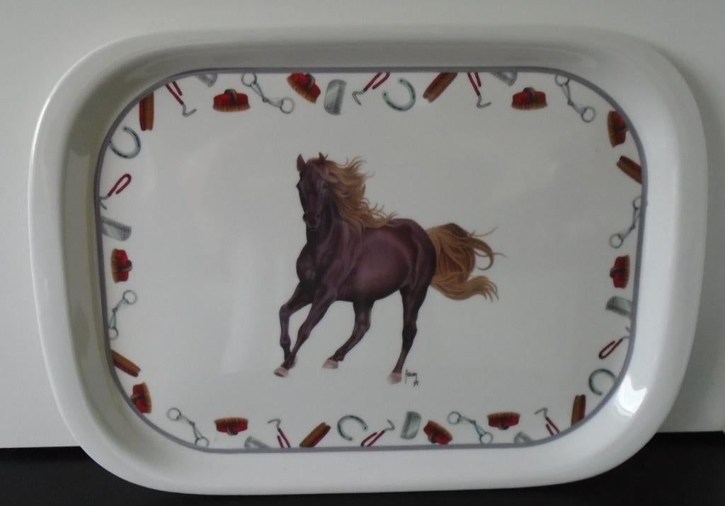 DIENBLAD THEMA PAARDEN Nieuw, Enlèvement ou Envoi, Neuf, Rectangulaire, Synthétique
