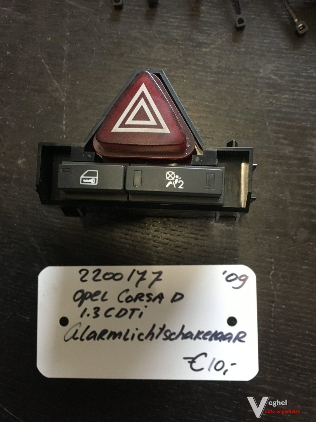 Opel Corsa D 2009 alarmlichtschakelaar, -, Utilisé, -, -
