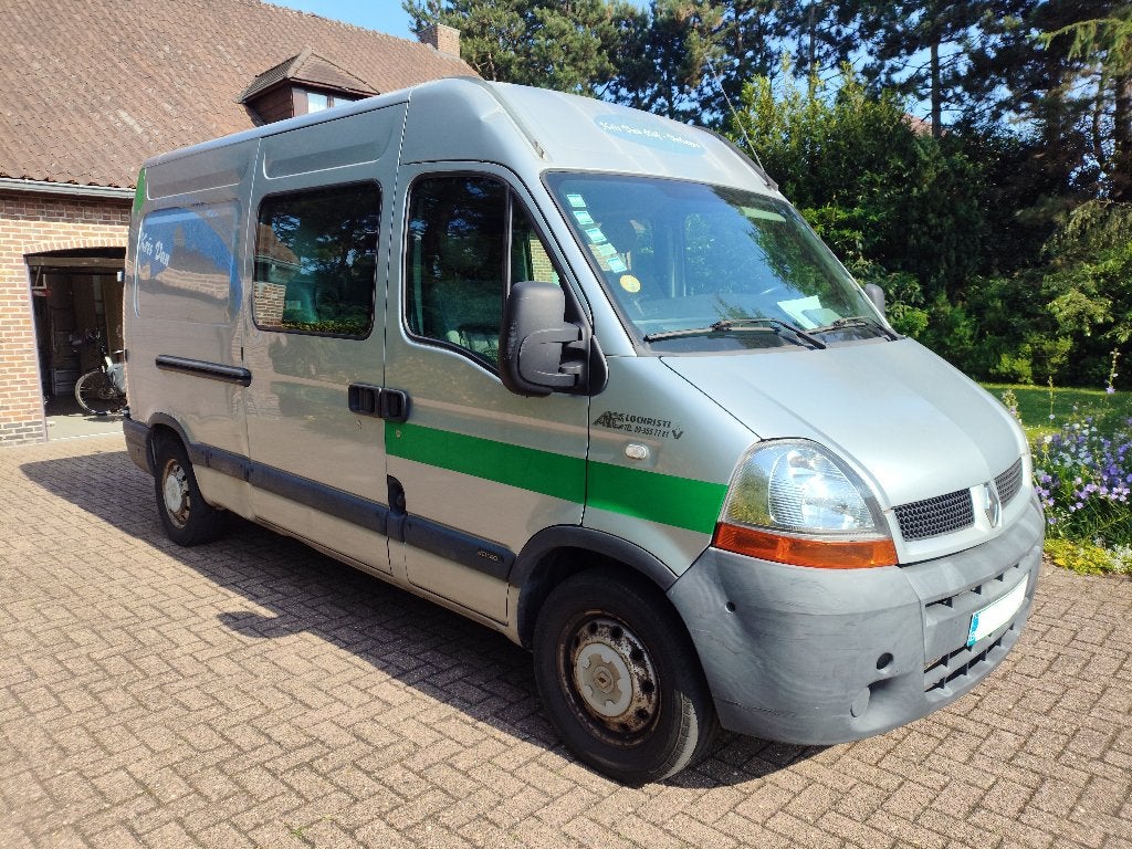 Renault Master 3,0 5PLAATSEN AIRCO CR CONTROL 140Pk 6versnel, Stof, 2000 kg, Particulier, 100 kW