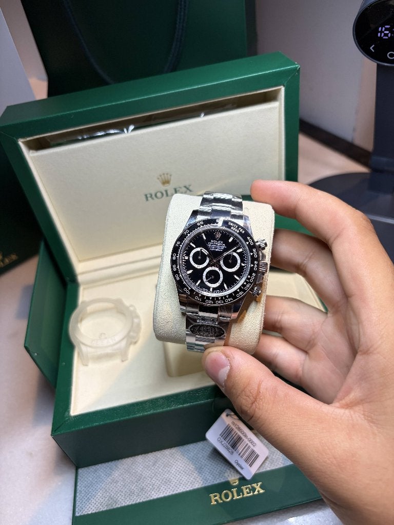 Rolex Daytona cosmograph zwart, Handtassen en Accessoires, Ophalen of Verzenden, Nieuw, Polshorloge, Rolex