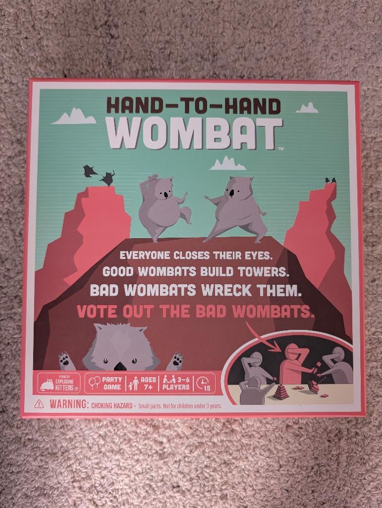 Hand-to-Hand Wombat, Ophalen, Zo goed als nieuw, Exploding Kittens