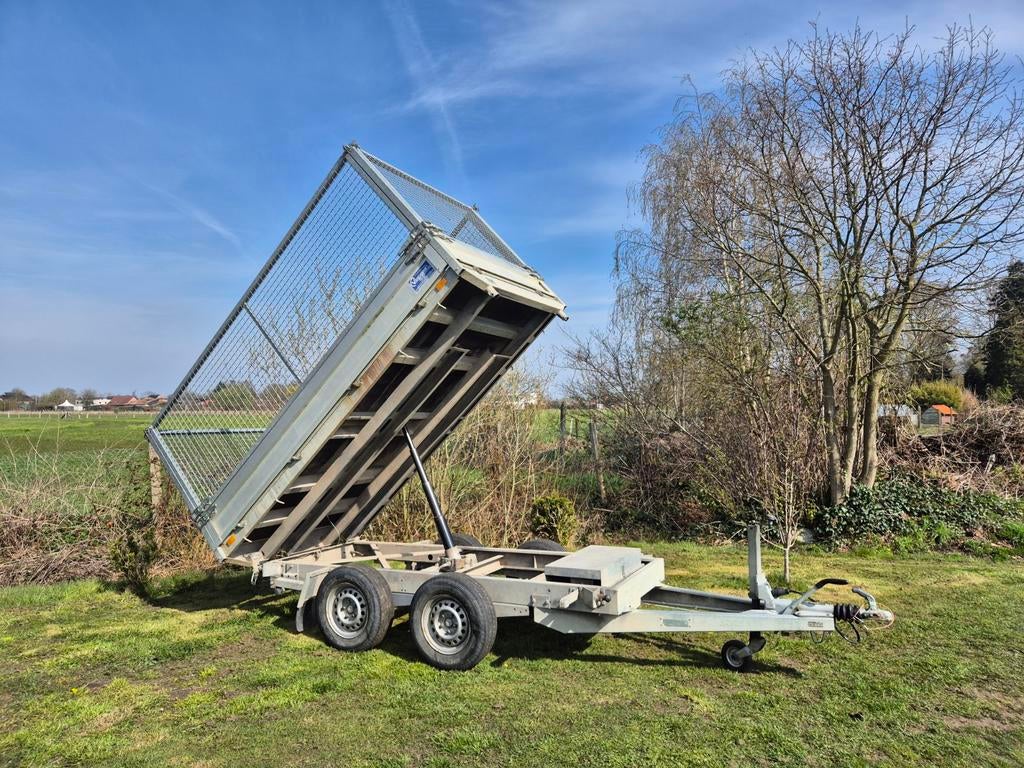 Benne basculante électrique à 3 voies Saris 2700kg, Autos : Divers, Enlèvement