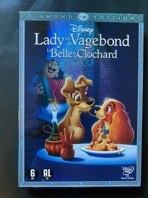 DVD Lady en de Vagebond van  Disney    Nieuwstaat, Europees, Bonusmateriaal, Animatie, Alle leeftijden