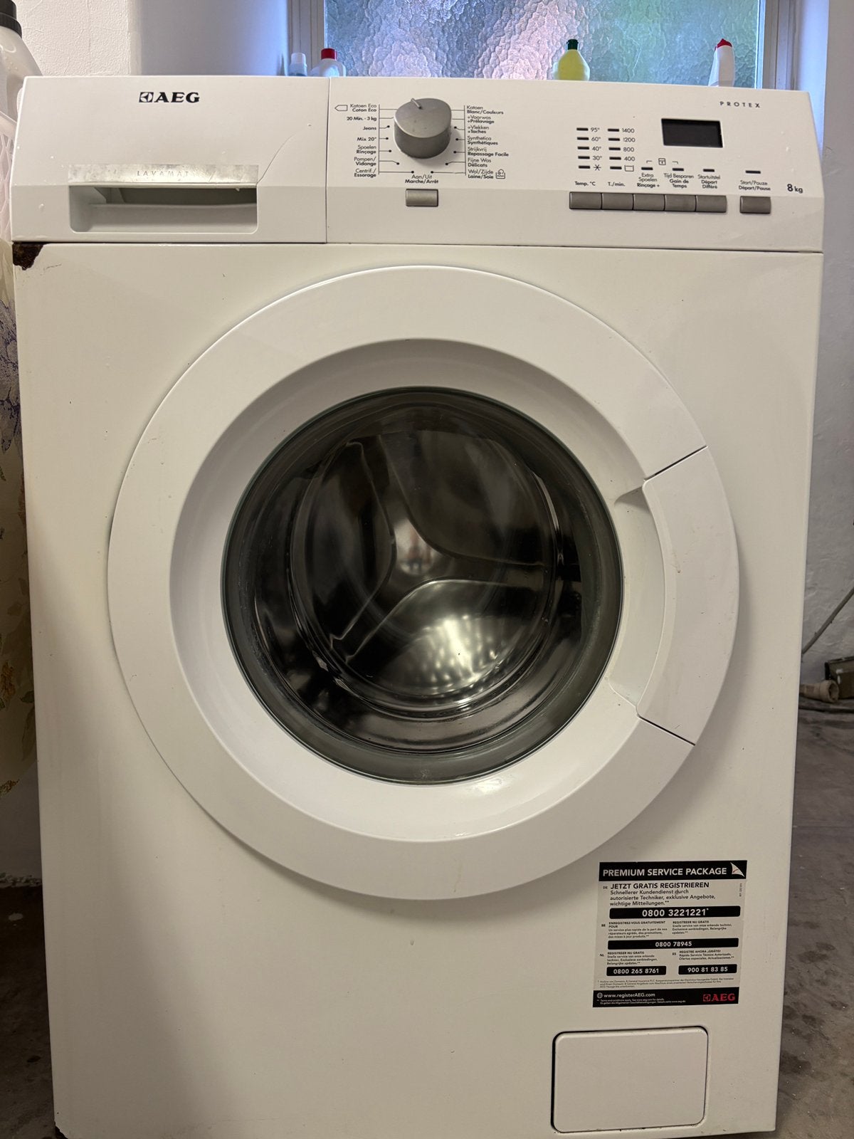 AEG Lavamat ProTex Wasmachine -8kg -1400 tpm -Werkt perfect, Elektronische apparatuur, Wasmachines, Ophalen, Gebruikt
