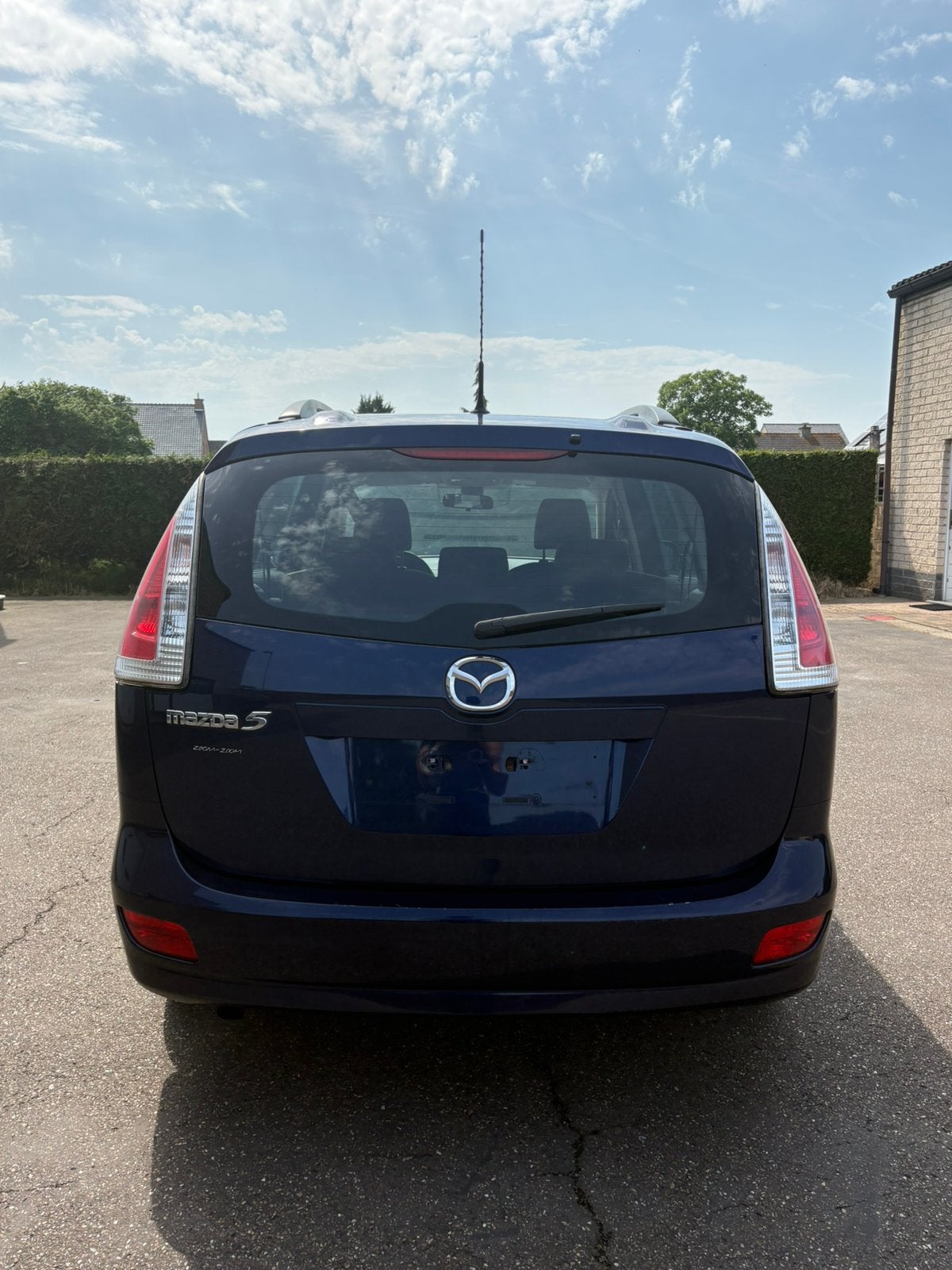 Mazda 5 2.0 Diesel – 7 Zitplaatsen – 2009 – 209.257 km, Auto's, Mazda, 1998 cc, Zwart, 7 zetels, 5 deurs