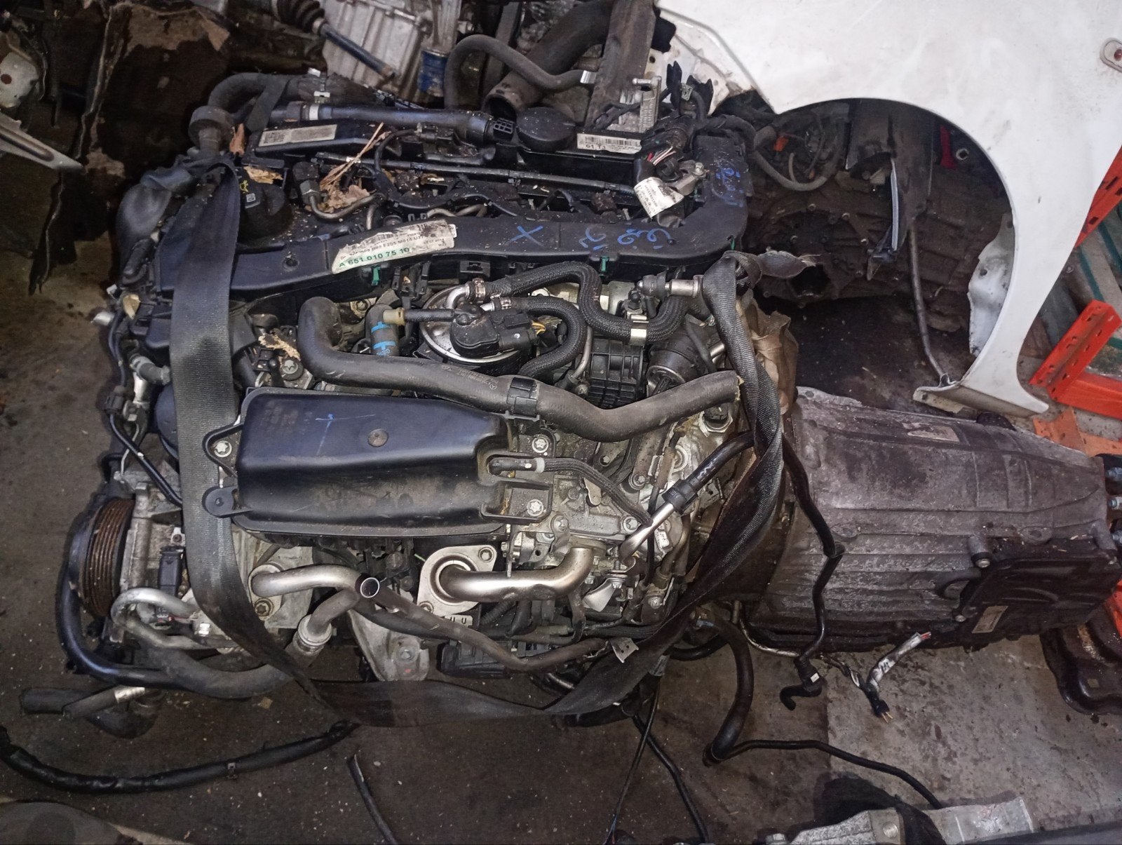 moteur Mercedes 2.2.  2015, Enlèvement