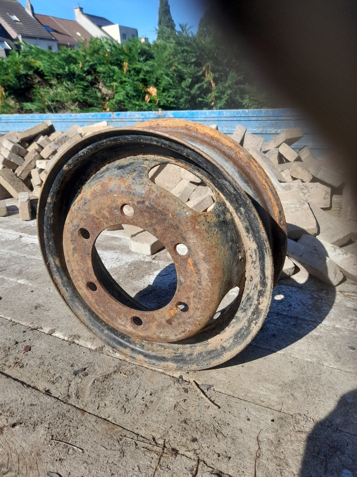 Mercedes L319 velgen, Ophalen, Velg(en)