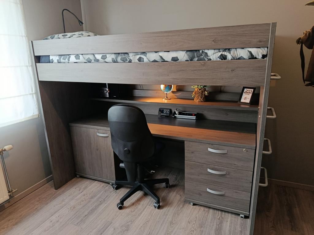 Hoogslaper, Huis en Inrichting, Slaapkamer | Stapelbedden en Hoogslapers, Ophalen, Hoogslaper