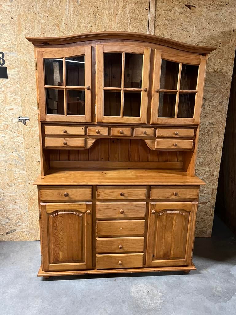Buffet / vaisselier vintage en bois, Enlèvement, Utilisé, Pin, Avec tiroir(s)