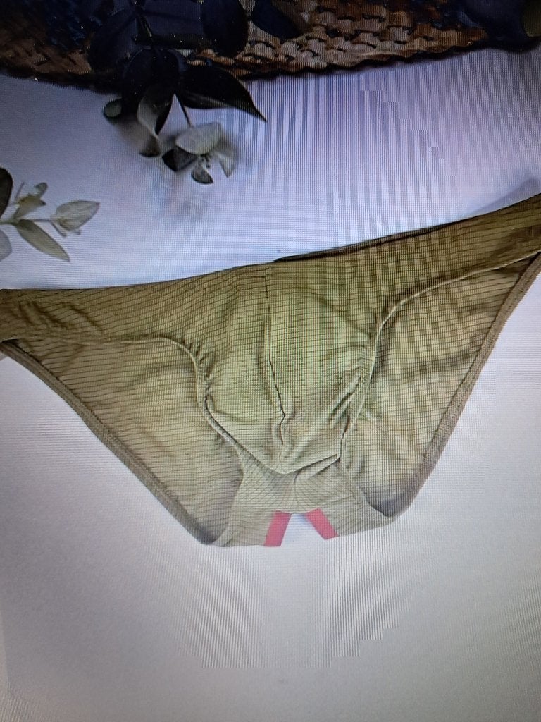 Prachtige donkergroene minislip voor heren, sexy maat L, Kleding | Heren, Ophalen, Geel, Slip