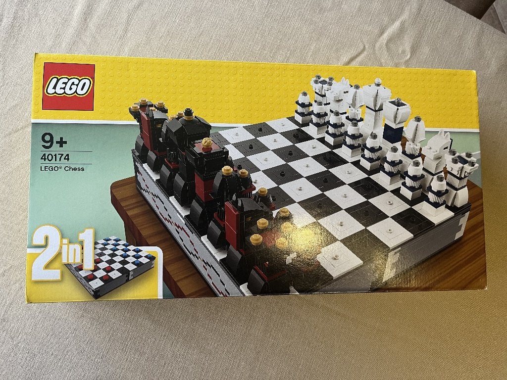 LEGO Iconic Chess Set - 40174 - Schaken - schaakbord, Ophalen, Lego, Nieuw, Compleet