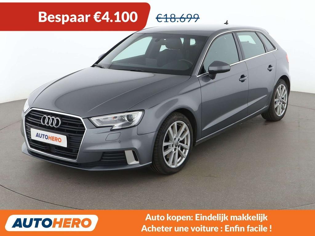 Audi A3 35 TDI Sport (bj 2020, automaat), Stof, 5 deurs, 150 pk, Zilver of Grijs