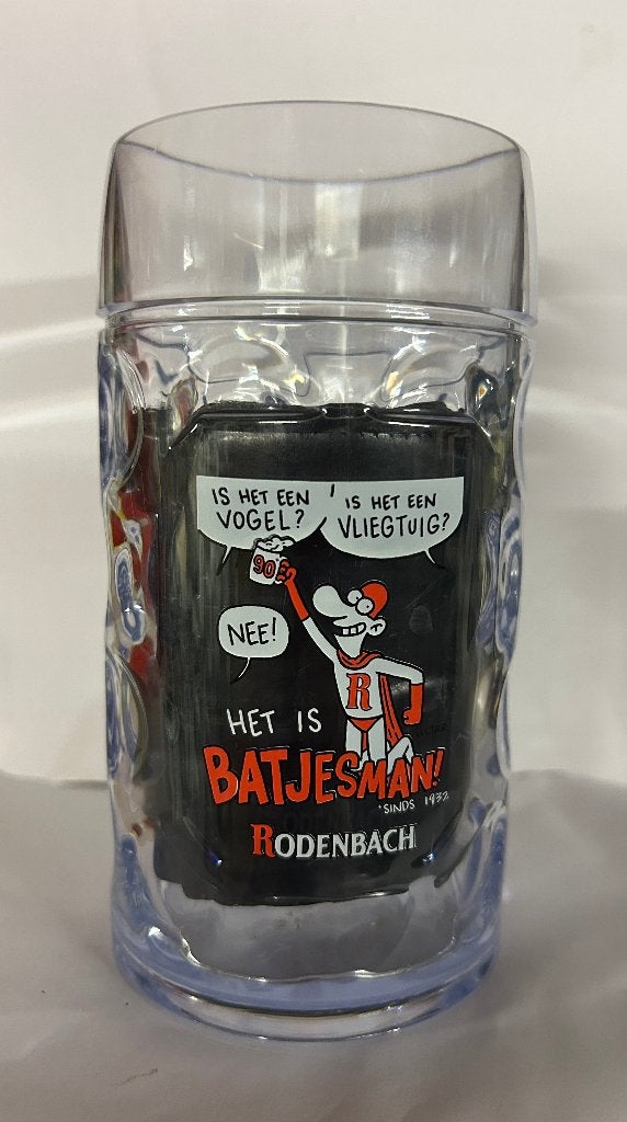 Plastieken beker vat Batjes Rodenbach - Batjesman, Ophalen of Verzenden, Zo goed als nieuw, Pul(len), Overige merken