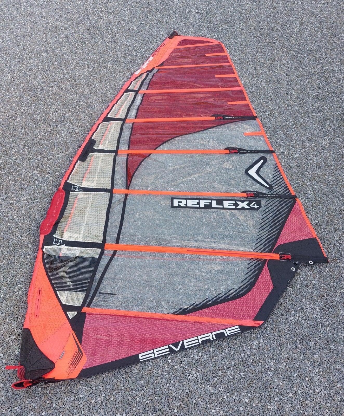 zeil Severne Reflex IV 7.0m² in mooie staat., Enlèvement, Severne, Voile