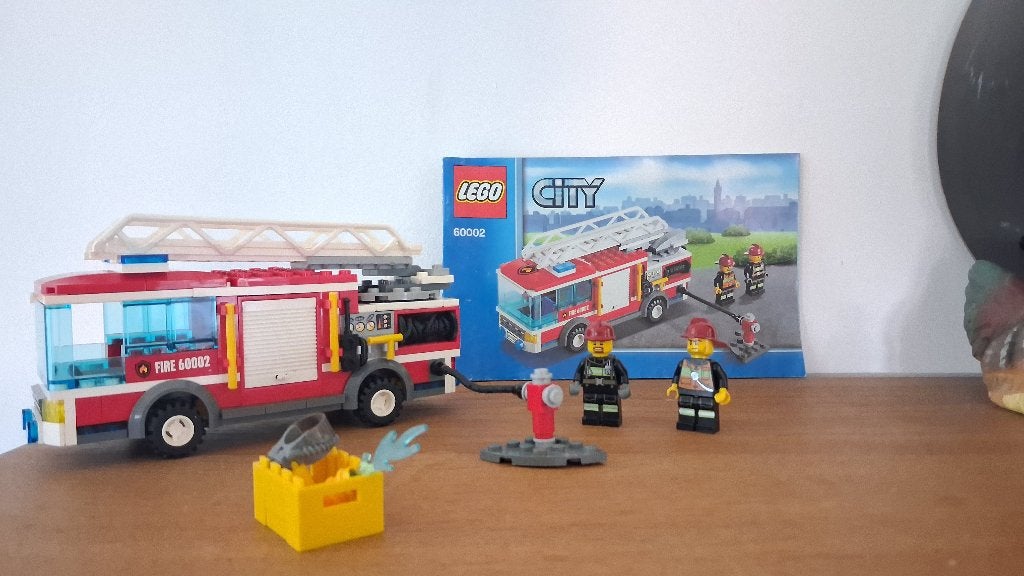 lego set 60002 brandweertruck, City, Lego, Ensemble complet, Utilisé
