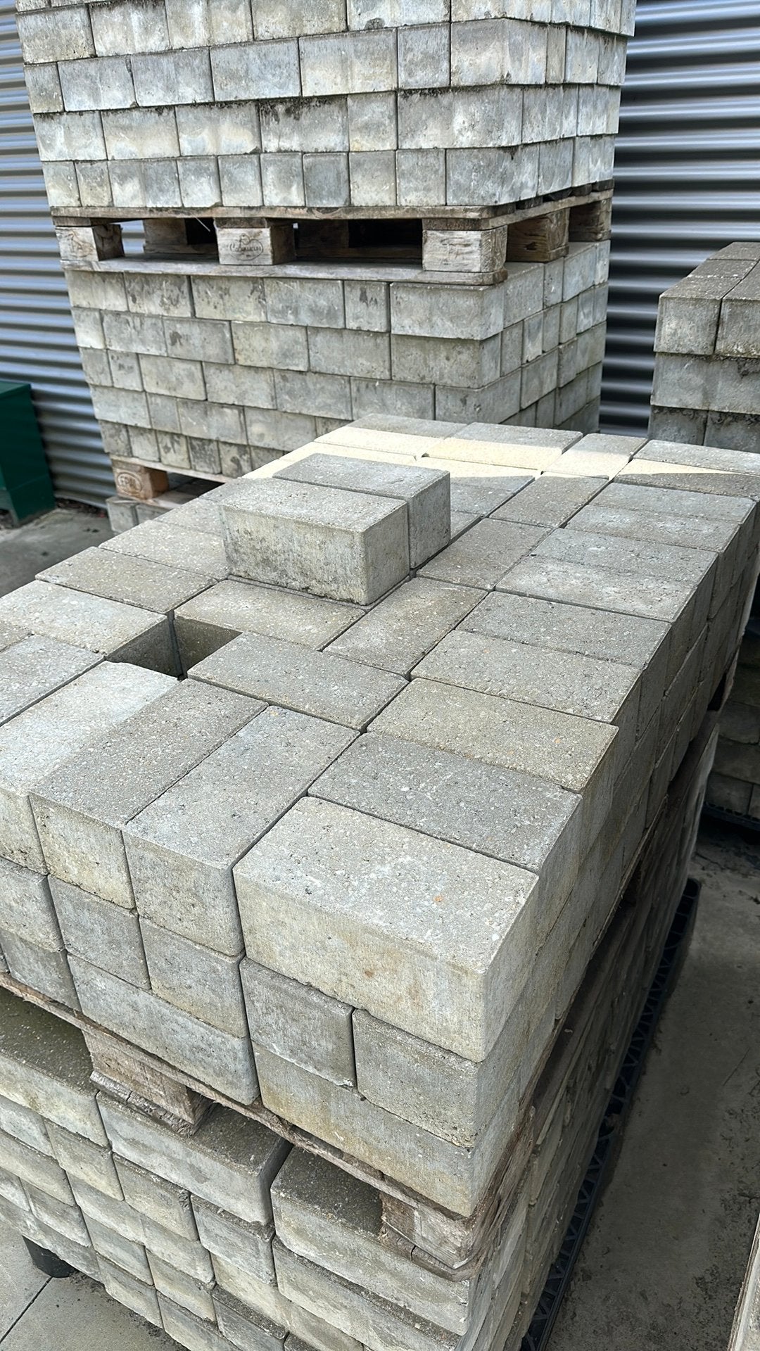 Beton klinkers 11 x 22 x 10 dik, Béton, Enlèvement, Utilisé, Briques