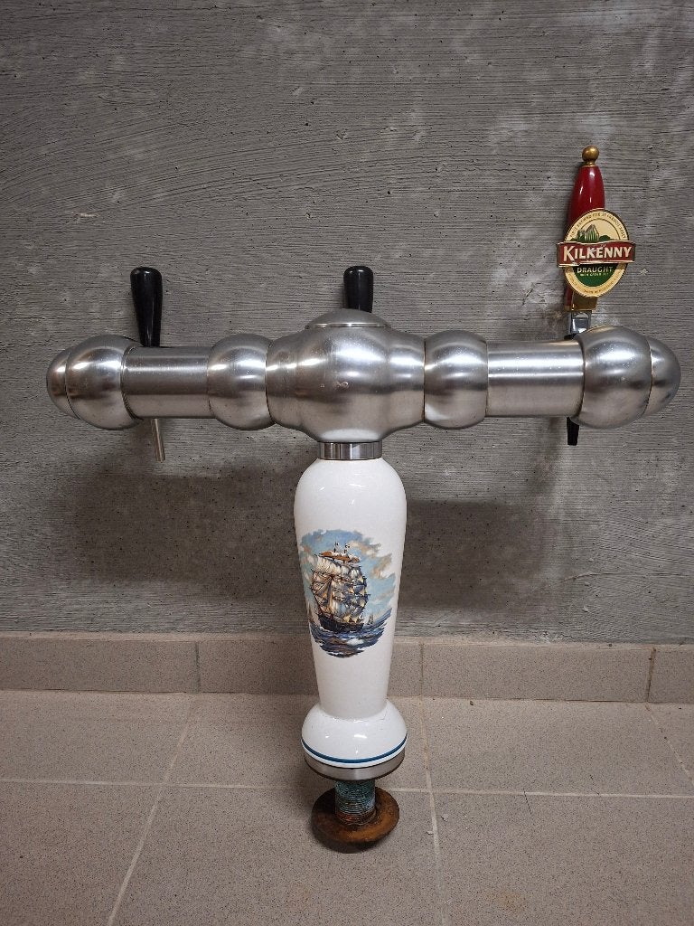 Porseleinen tapkraan/tapzuil, Ophalen, Gebruikt