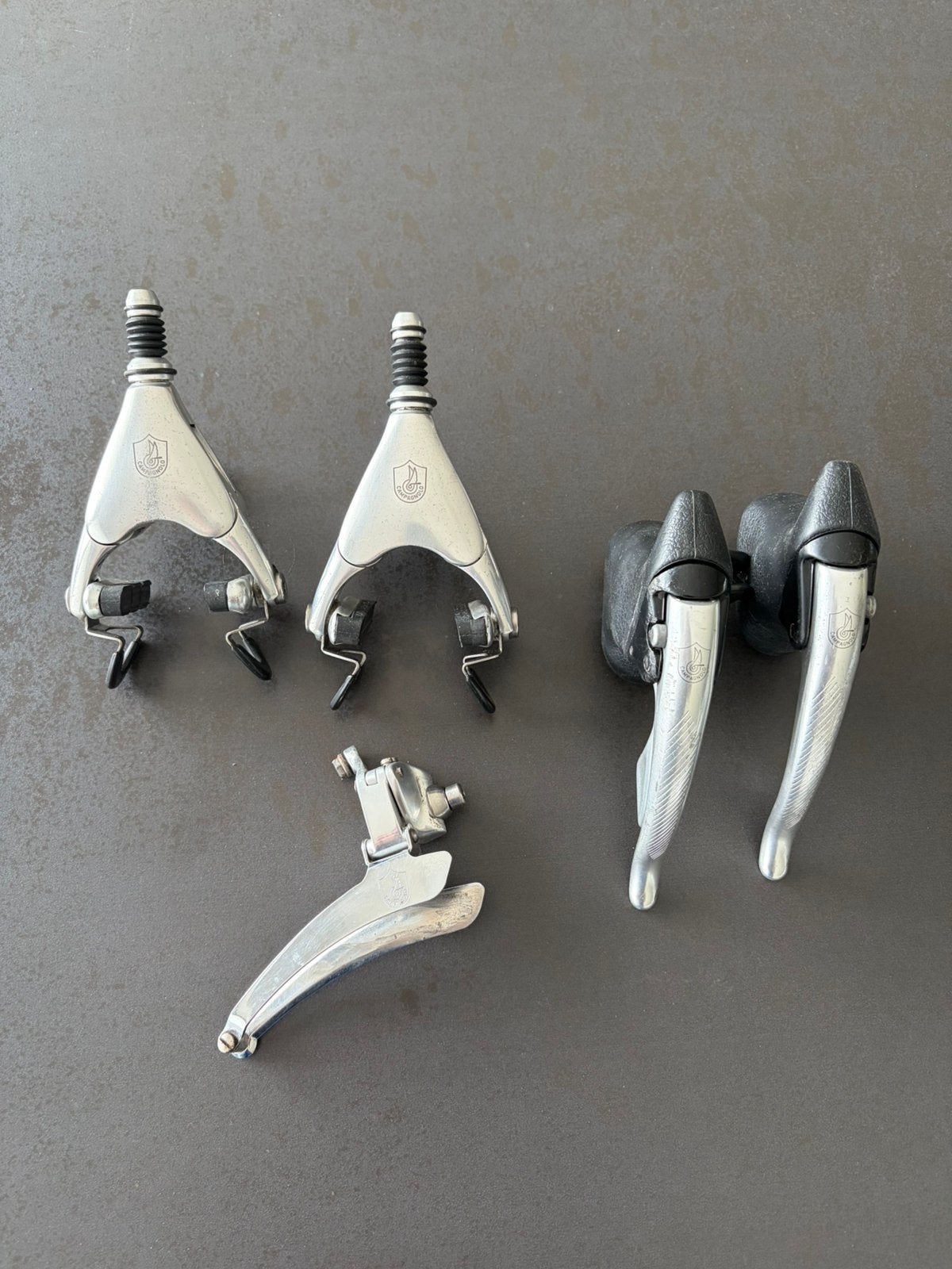 Campagnolo C Record Delta setje, Fietsen en Brommers, Ophalen of Verzenden, Gebruikt