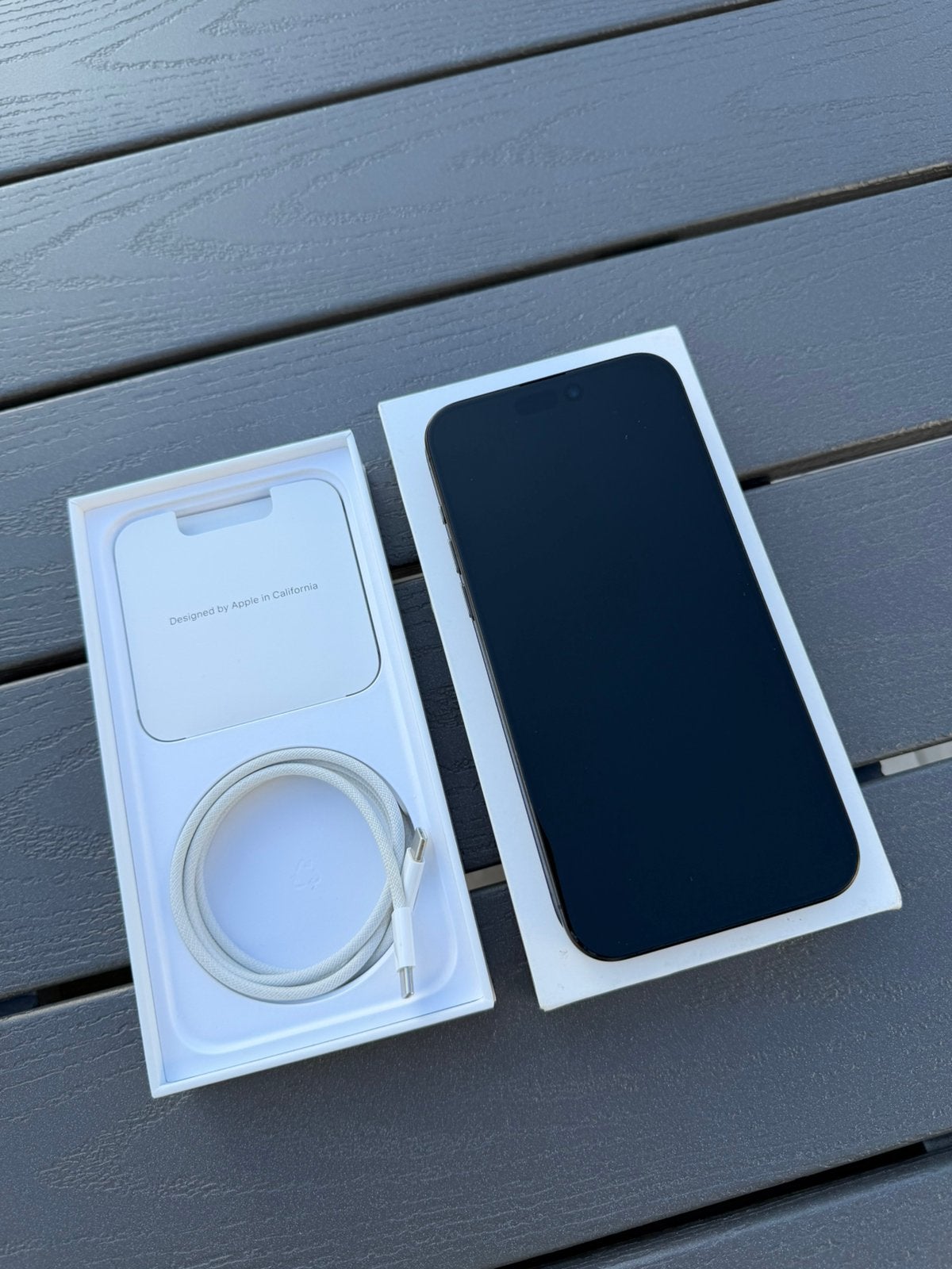iPhone 15 Pro Max Titane Noir 256 Go, Enlèvement, Comme neuf, Noir, IPhone 15