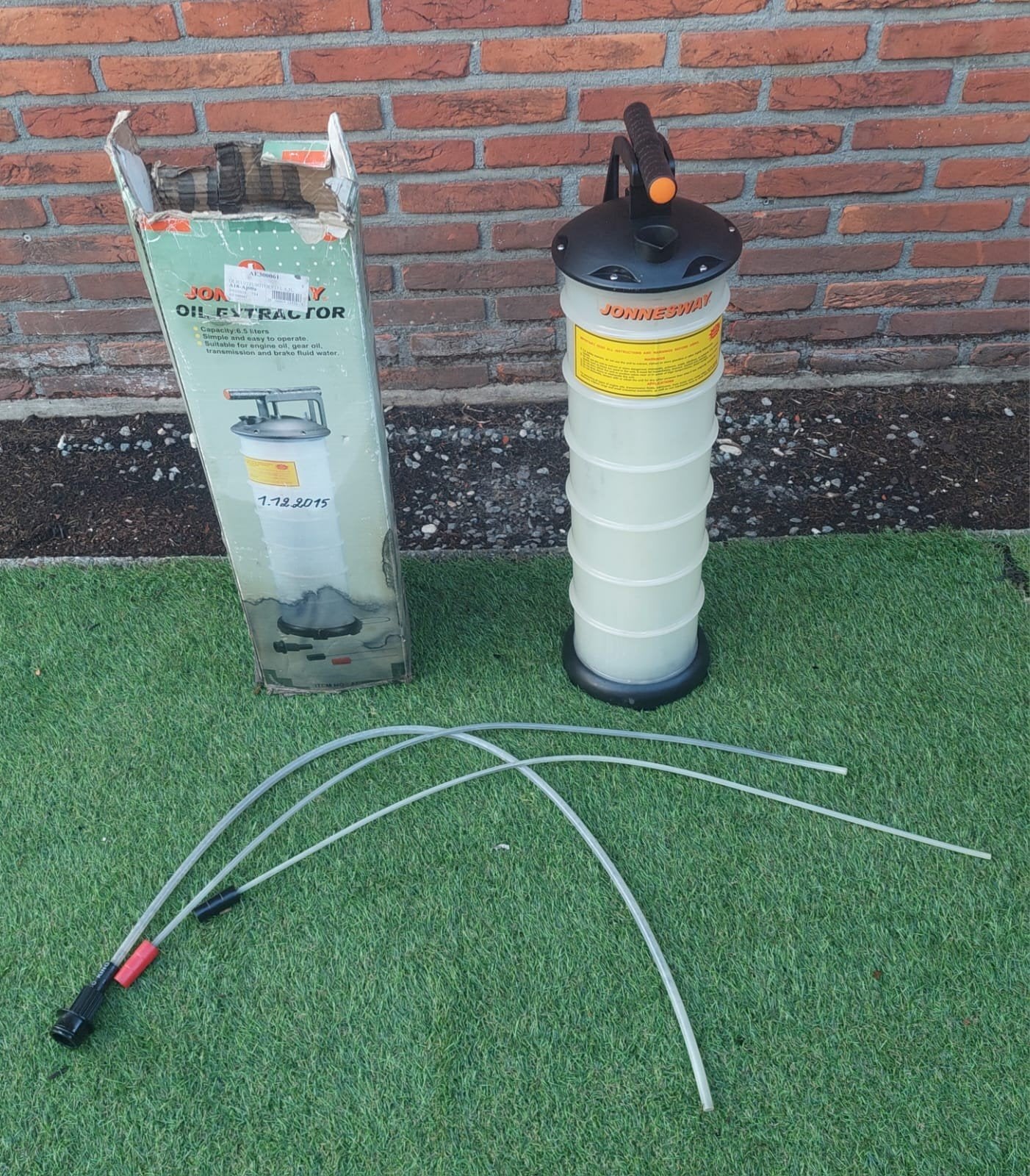 Olie afzuigpomp/ olie afzuiger/ oil extractor, Ophalen