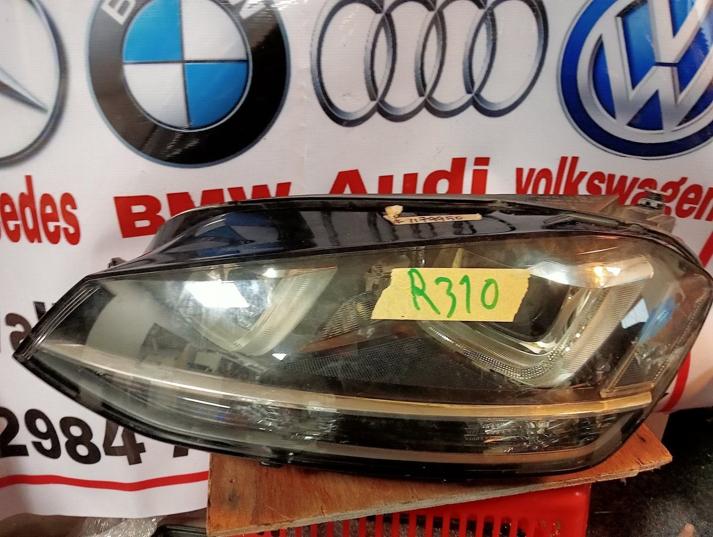 VW GOLF 7 XENON KOPLAMP LINKS 5G1941751ORIGINEEL, Auto-onderdelen, Gebruikt, -, Volkswagen, -
