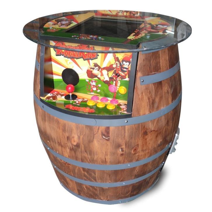 Arcade Kast 17 inch Wijnvat (Barrel) Arcade machine (Nieuw), Info@custom-arcades.nl, Nieuw, Ophalen of Verzenden, Paardeweide 46, 4824EH, Breda, Nederland
