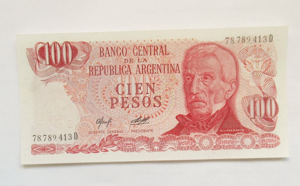 Argentinië 100 Pesos 1976, Timbres & Monnaies, Envoi, Amérique du Sud