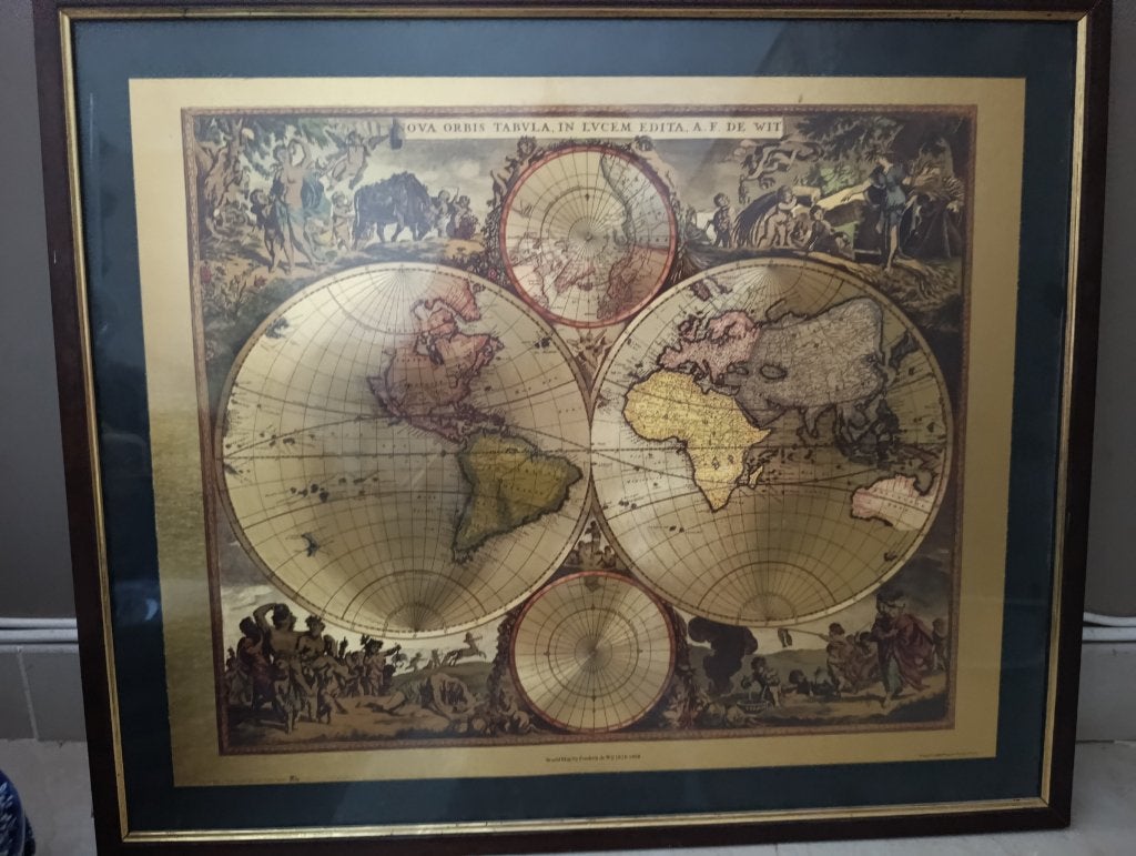 carte du monde, Enlèvement