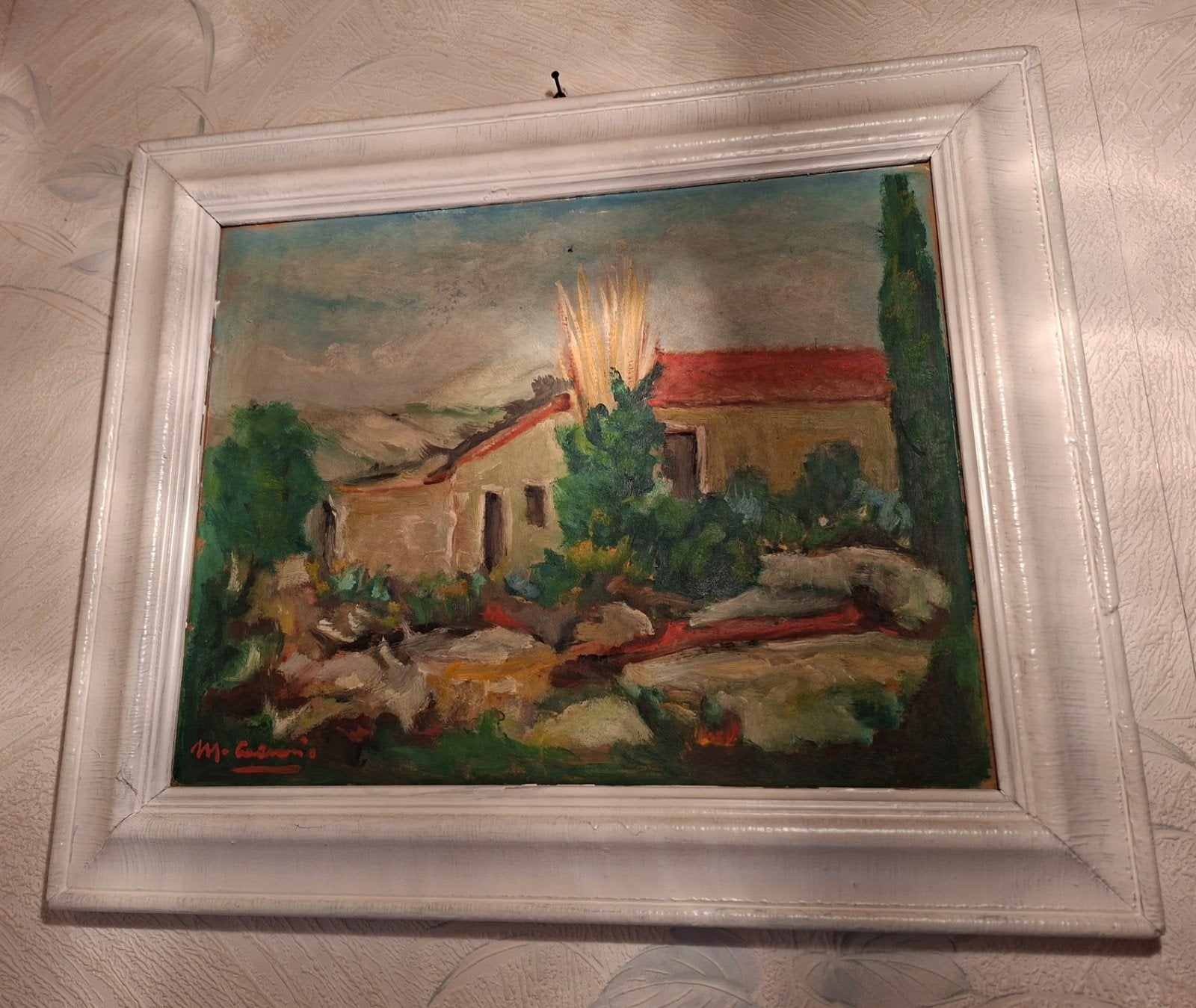 mooi Italiaans schilderijtje, Antiek en Kunst, Ophalen