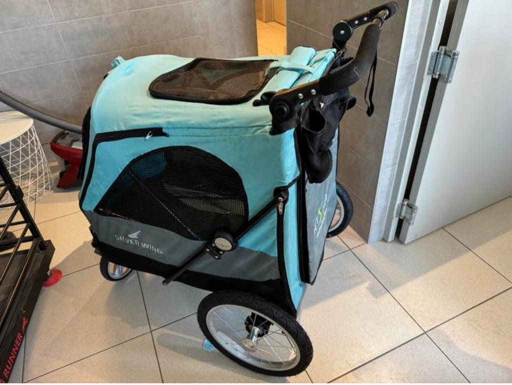 Buggy/fietskar Petstro (tot 55kg), Dieren en Toebehoren, Ophalen, Zo goed als nieuw
