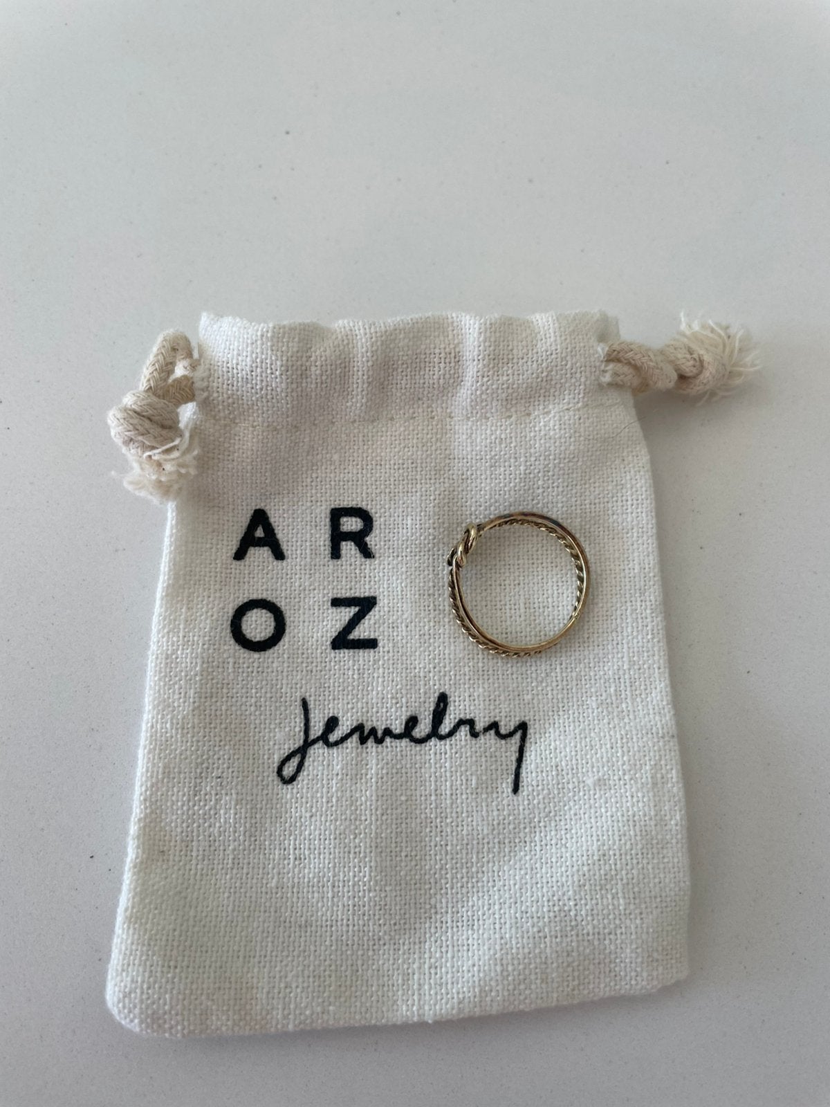 Aroz Jewelry ring, Gebruikt, IJzer of Staal, Ophalen of Verzenden, Dame