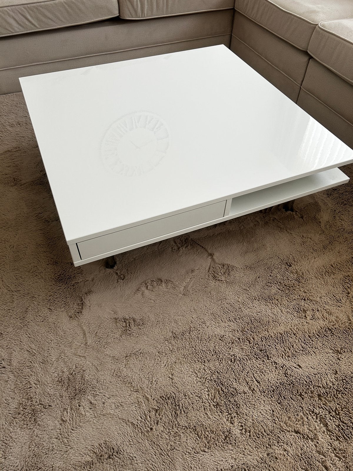 Belle table basse à vendre, Maison & Meubles, Tables | Tables de salon, 50 à 100 cm, Carré, Enlèvement, Utilisé
