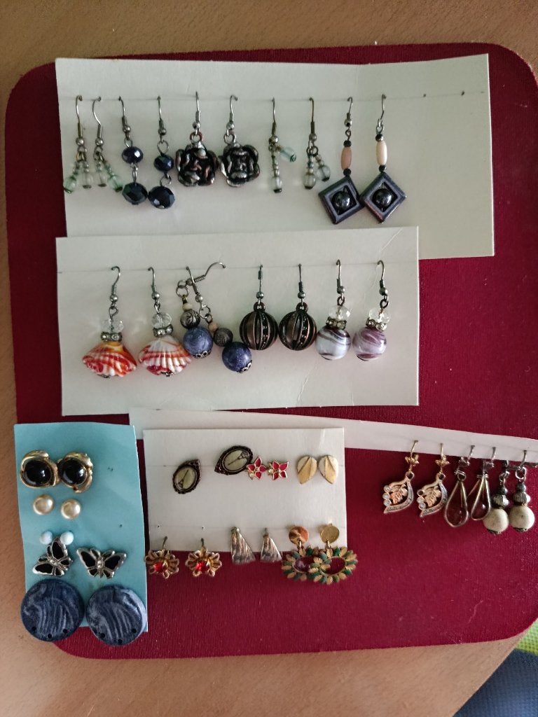 Halskettingen, ringen, hangers, oorbellen, broches..., Ophalen of Verzenden, Zo goed als nieuw