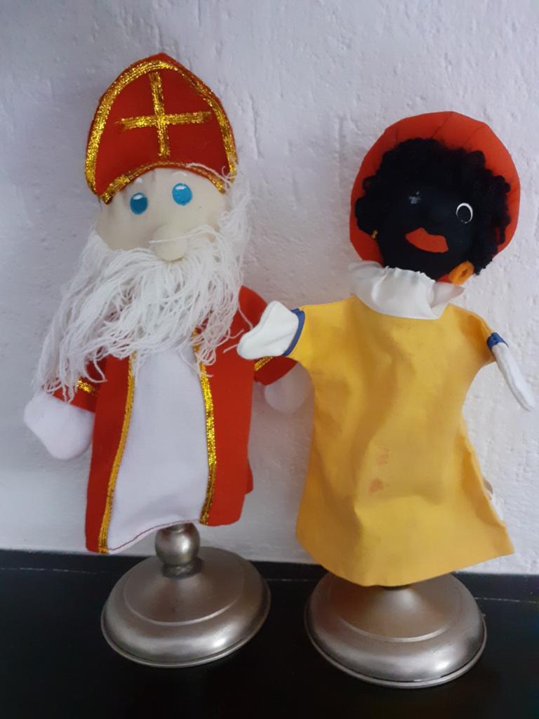 Sinterklaas handpop en zwarte Piet handpop, Ophalen of Verzenden