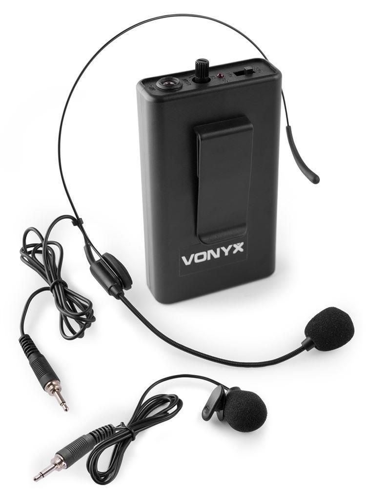 Vonyx BP12 bodypack met headset 864.500 MHz, Ophalen of Verzenden, Nieuw