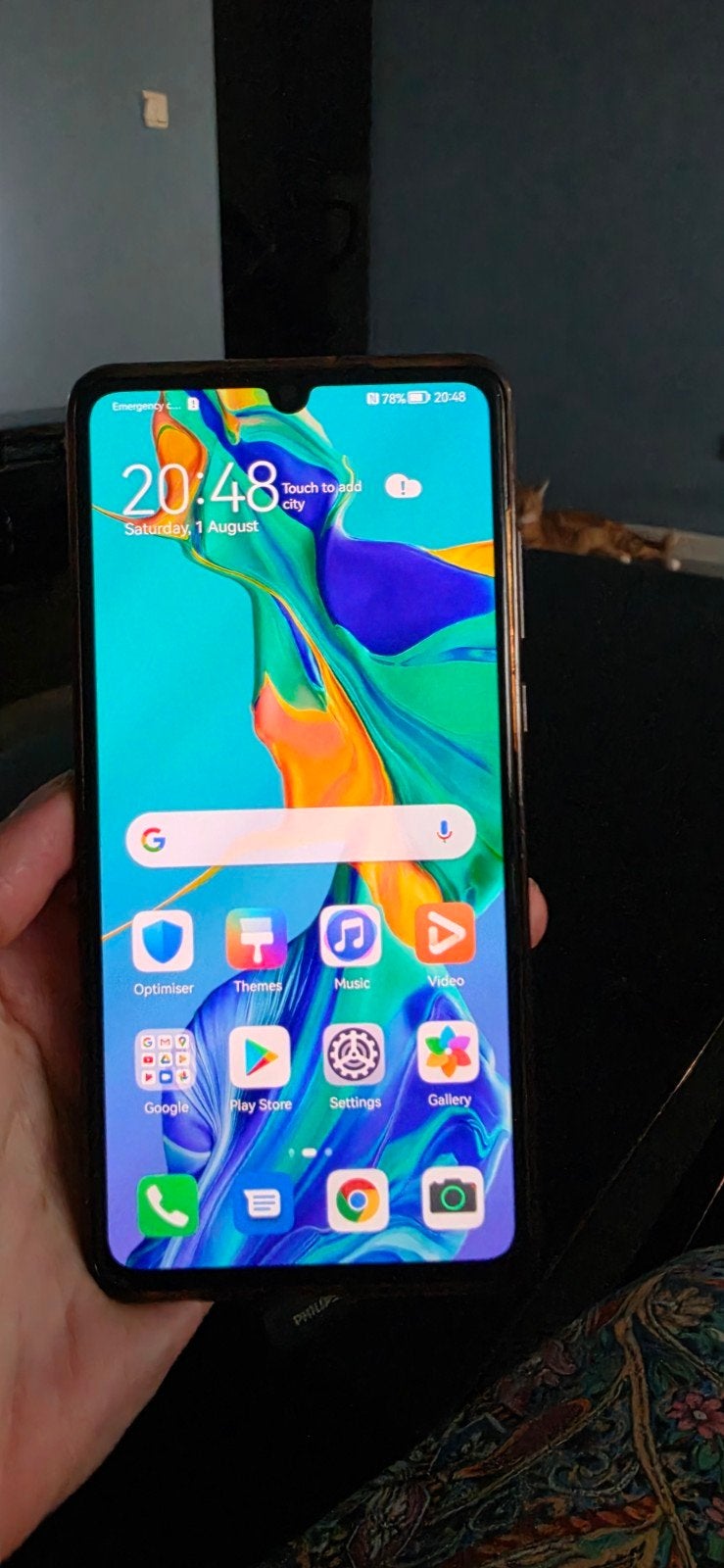 Huawei p30, Télécoms, Enlèvement, Bleu