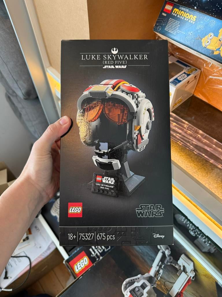 Lego 75327 luke skywalker helm, Star Wars, Lego, Nieuw, Ophalen of Verzenden
