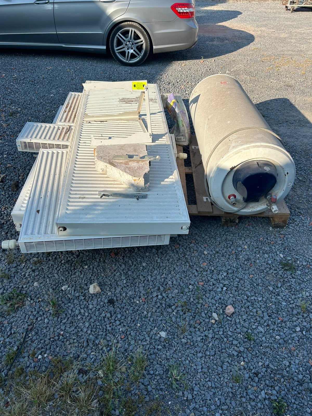 Lot chauffage, Bricolage & Construction, Tuiles & Revêtements de toit, Enlèvement, Utilisé