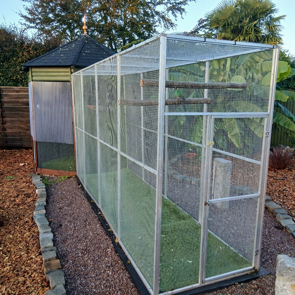 parkieten & voliere & voliere  8 meter lang, Dieren en Toebehoren, Geringd