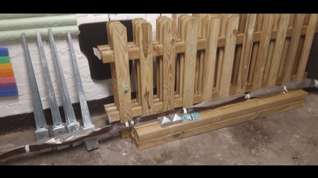 Barriere en bois pour jardin, Jardin & Terrasse, Clôtures de jardin, Neuf, Autres types, Bois, Enlèvement