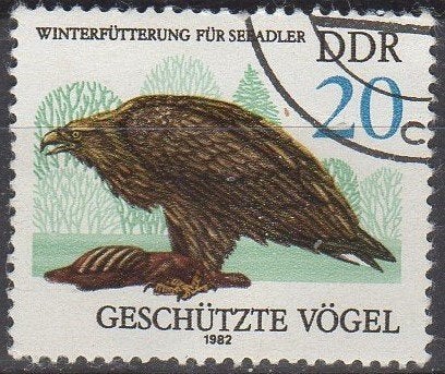 DDR - Zeearend - 1982, Ophalen of Verzenden, DDR, Gestempeld